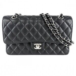 Chanel Matelassé 25 Shoulder Bag for Women, Double Chain, Coco Mark, Flap, Ba...